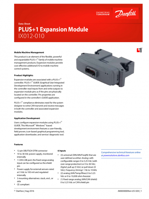 Expansion module IX012-010