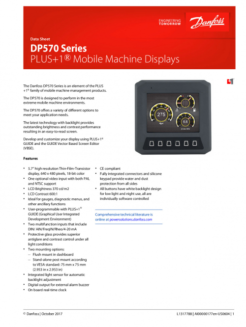DP570 display