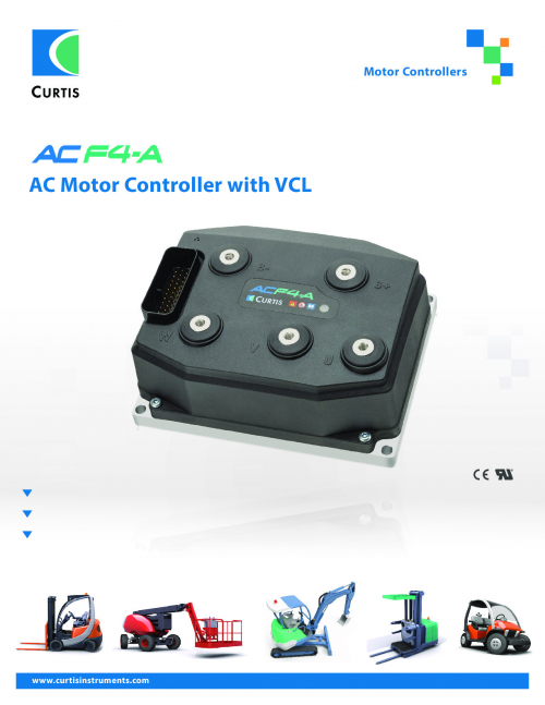 Motor controller AC F4-A 48V 375A IMU CAN