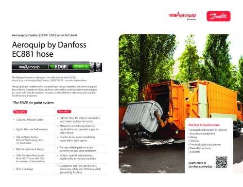 Hydraulická hadice Aeroquip Dynamax EC881 DN6