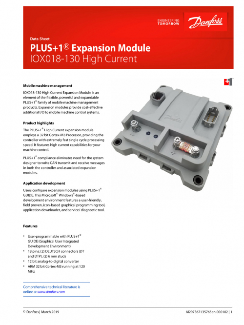 Expansion module IOX018-130