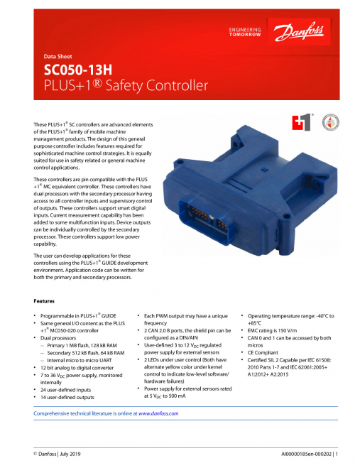 SC050-13H controller
