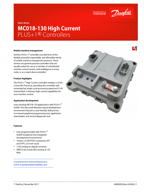 MC018-130 controller