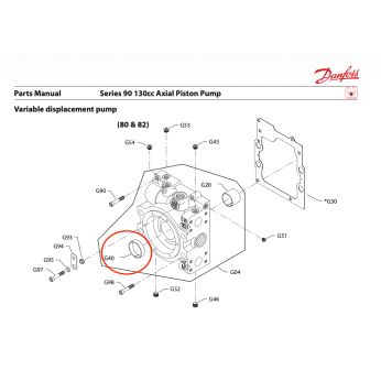 Bushing for S90 pumps 130-250cm3