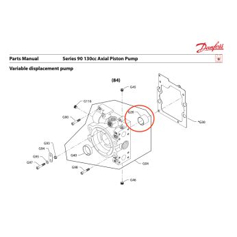 Journal bearing for S90 pump 130ccm