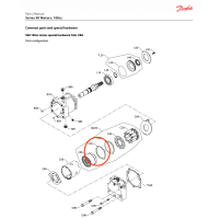 Intermediate ring for S90 motor 100ccm