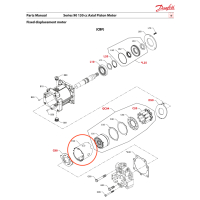 Tube-hold down for S90 motor 130ccm