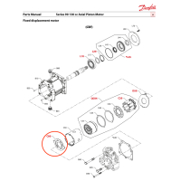Valve plate for S90 motor 130ccm