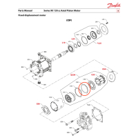 Slipper guide retainer for S90 motor 130ccm