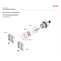 Bearing plate for H1B motor 110ccm