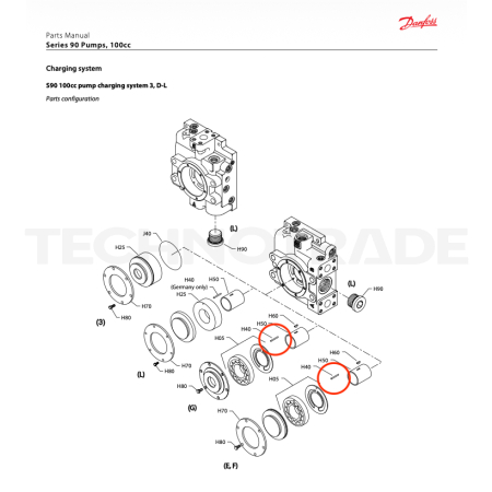 Pin for S90 pump 130ccm