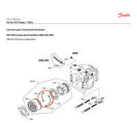 Slipper retainer guide for S90 pump 100ccm