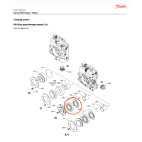Kit charge pump "E" 20ccm for S90 pump 100ccm