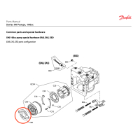 Valve plate for S90 pump 100ccm